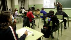 Clase de Filosof�a en el IES Rosal�a de Castro de Santiago
