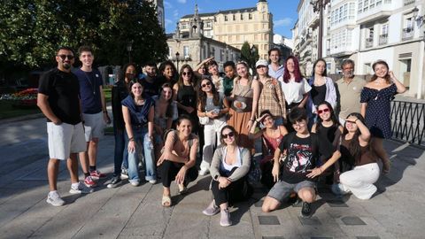 Una veintena de j�venes de cinco pa�ses participan en Lugo en un intercambio sobre salud mental y bienestar emocional.
