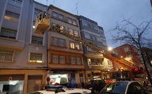 Rescate de una mujer en la calle Eusebio da Guarda 