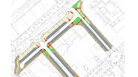 Proyecto de urbanizaci�n de la plaza de El Carbayedo, en Avil�s