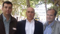 Jorge Bravo, en el centro