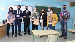 El conselleiro de Educaci�n, Rom�n Rodr�guez, y el Delegado del Gobierno, Jos� Mi�ones, visitaron el centro