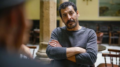 Nabil Al Raee, en el Liceo de Ourense.