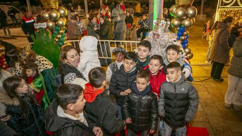 Los Reyes Magos en Porto do Son.