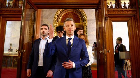 Magyar, esta semana, en la primera sesi�n del Parlamento