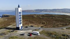 Vista a�rea del entorno de la torre, cuya construcci�n cost� 35 millones de pesetas, unos 210.000 euros