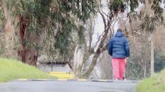 Entrada al campamento de Freixeiro, en Nar�n, estos d�as en la zona de Amenad�s.