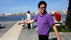 Fernando V�zquez, tras la reuni�n