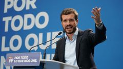 Pablo Casado, en un acto en Vitoria 