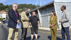 Visita de la conselleira do Mar a Combarro para anunciar la rehabilitación de los departamentos pesqueros del puerto