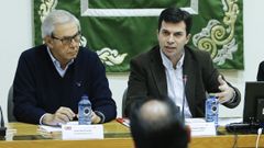 Emilio P�rez Touri�o junto a Gonzalo Caballero