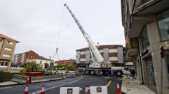 El puente de Baio, cuando estaba en obras