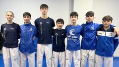 Integrantes del equipo boirense que participar�n en el gallego.