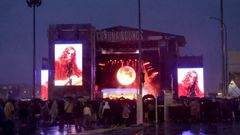 El concierto de Arde Bogotá, pasado por agua