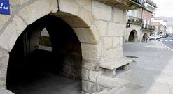 Los soportales constituyen una de las se�ales de identidad de la zona hist�rica muradana.