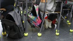 Imagen de archivo de un aula del IES Mugardos. 