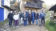 O conselleiro visitou este xoves a casa familiar de Oliver Laxe