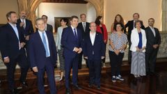 El ministro de Cultura, Miguel Iceta, presidi el Consejo Jacobeo en el Hostal de los Reyes Catlicos.