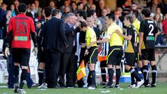 Las im�genes del partido suspendido del Celta en Cartagena