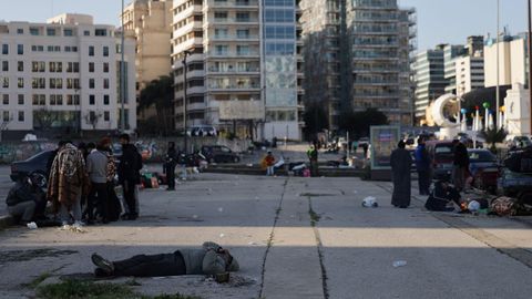 Evacuaci�n en Beirut despu�s de varios ataques.