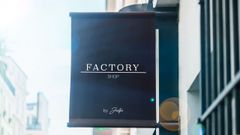 Banderola de la tienda Factory Shop que abrir� el viernes