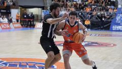 Caio Pacheco, en el duelo contra el Cartagena