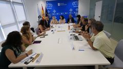 Reuni�n de la Comisi�n de seguimiento do Novo Chuac en la delegaci�n territorial de la Xunta en A Coru�a
