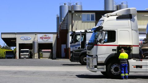 Sede de Lactalis en Vilalba, una de las empresas relacionadas con el �c�rtel de la leche�