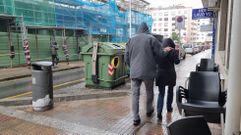 El suceso se produjo en la calle Profesor Filgueira Valverde, en el centro de Pontevedra. 