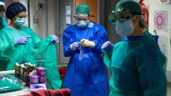 Profesionales de enfermer�a.