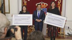 El alcalde felicit� la labor de las ganadoras, G�mez y Mu�iz, a las que califica de �inspiraci�n�