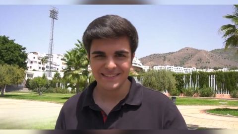 Antonio Rico, el 7 de agosto, durante el reportaje que grab para Canal Sur.