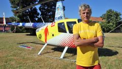 Jes�s Calleja sobrevolar� este jueves diferentes rincones de A Mari�a en helic�ptero