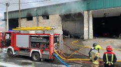 El incendio se inici� en una nave y se propag� a una segunda