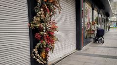 La Avenida de Oza, el viernes a las 15.15 horas, con los comercios cerrados