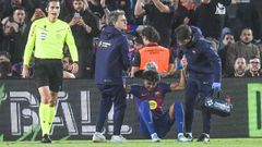 Lamine Yamal, atendido por los m�dicos