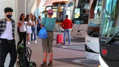 Estaci�n de autobuses de la intermodal de Santiago