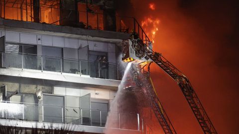 Incendio en Valencia