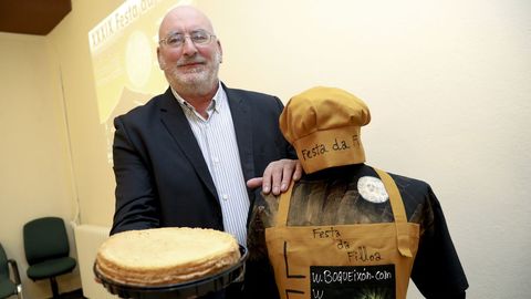 Jos Manuel Canabal leva desde a primeira edicin da Festa da Filloa e desde o 2014 preside o colectivo cultural en torno a este produto