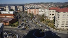 El accidente tuvo lugar en el cruce entre Otero Pedrayo y Rodr�guez Castelao, de la capital ourensana