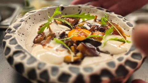 La tapa de setas de temporada de A Espiga