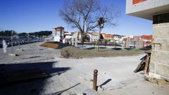 Obras da praza do Regueiro