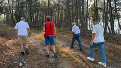 Representantes municipales y de la comunidad de montes visitaron los terrenos donde se pretende construir el parque