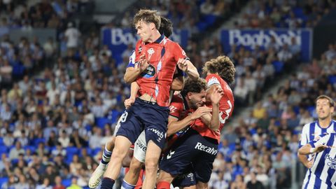 Williot y Marcos, durante el Real Sociedad-Celta.