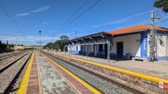 Estacin de de ferrocarril de Almuradiel-Viso del Marqus, en Almuradiel