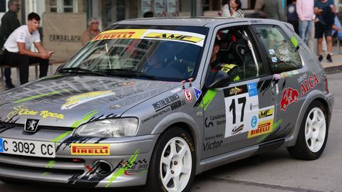 Ceremonia de salida del Rallye Rías Altas Histórico