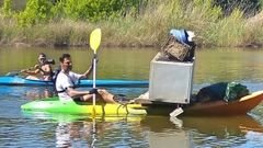 Nacho Tim�n, en una actividad de Verd�bora en el Tajo