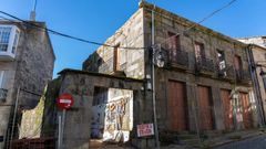 Obras de rehabilitaci�n de un inmueble en Chantada (foto de archivo)