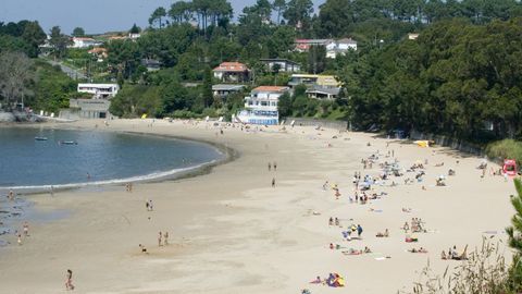 Imagen de la playa de Perbes. 