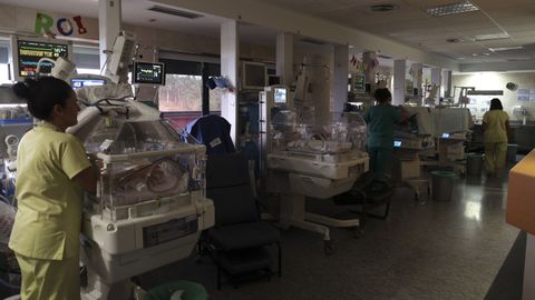 La sala de cuidado intermedios del Servicio de Neonatologa. 